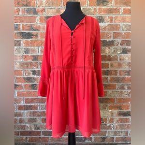 Gianni Bini Red Boho Flowy Dress